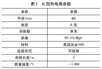 K 型熱電偶參數