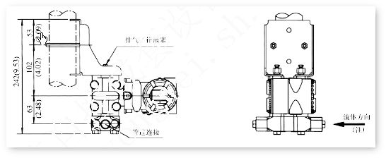 橫河EJA310A絕對壓力變送器水平安裝